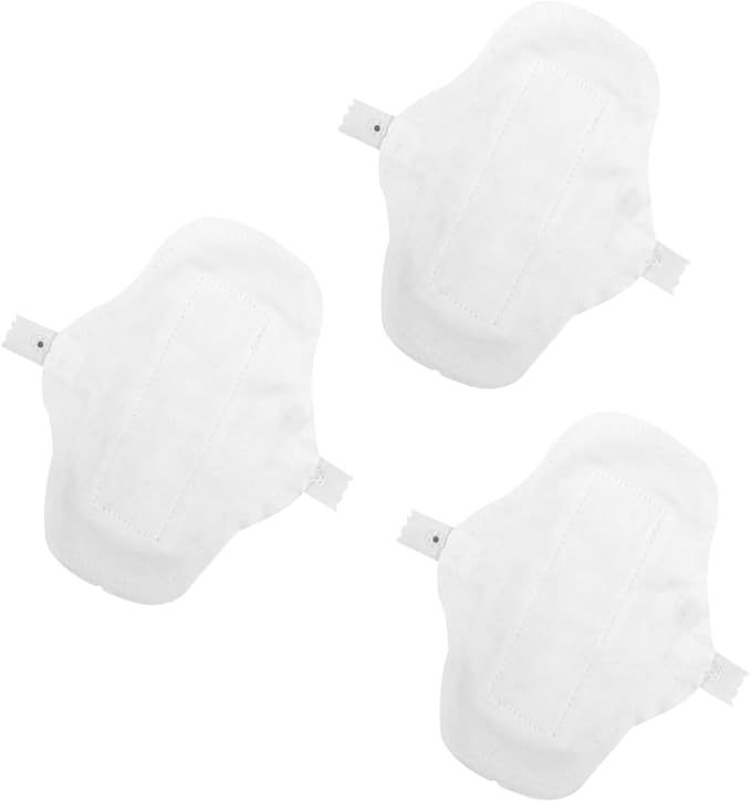 Organic Cotton Menstrual Cloth Sanitary Pads Reusable Set Of 3 Pcs - Image 1