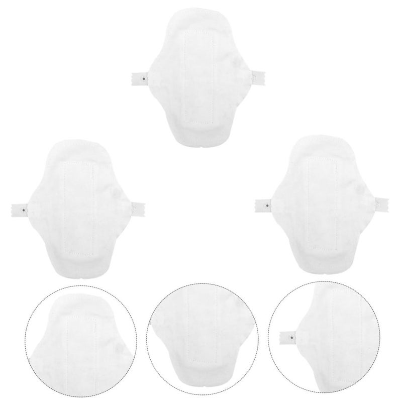 Organic Cotton Menstrual Cloth Sanitary Pads Reusable Set Of 3 Pcs - Image 5