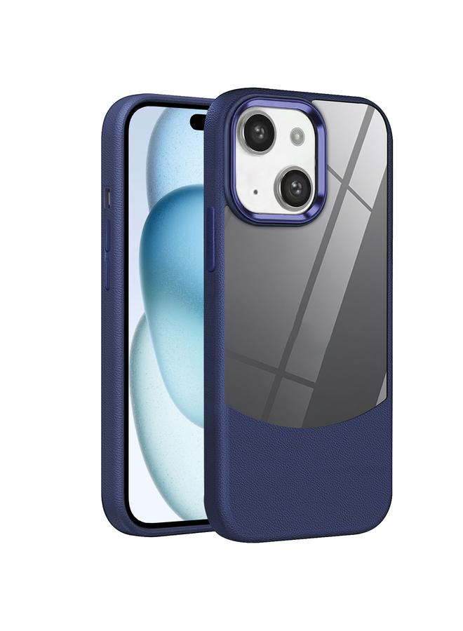 S-TOP Case For iPhone 15 Litchi Texture TPU Hybrid Acrylic Phone Case - Image 1