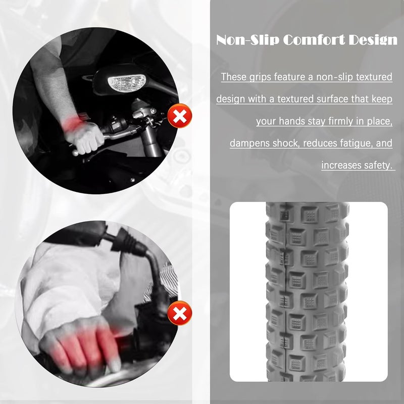 KIFIDAN 7/8'' Motorcycle Handlebar Grips - Image 3