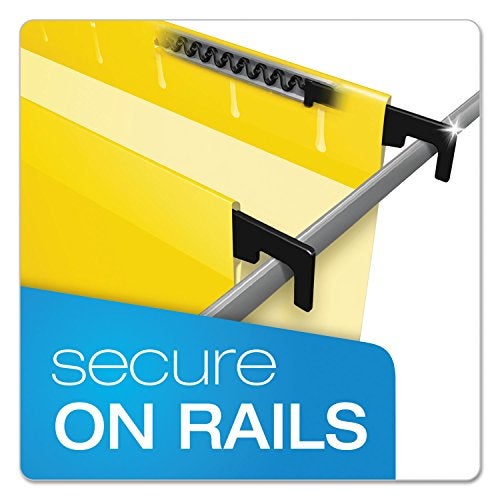 Pendaflex أقلام بندافليكس SureHook المعززة، حجم رسالة، أصفر، 20 في العلبة (6152 1/5 YEL) - Image 2