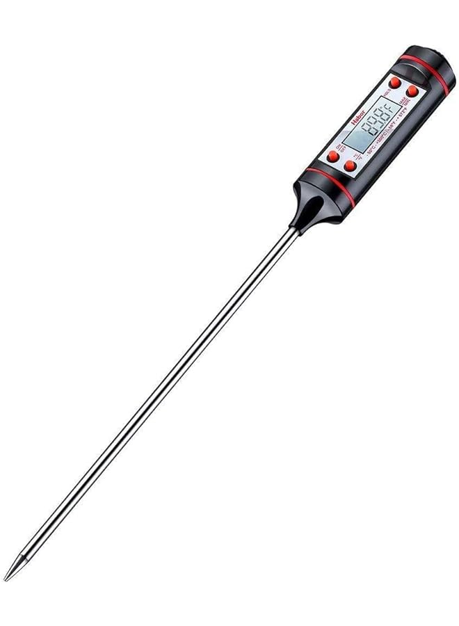 SKY-TOUCH Sincher Meat Thermometer Cooking Thermometer With Instant Read Lcd Screen Hold Function For Kitchen Food Smoker Grill Bbq Meat Candy Milk Water - Image 1