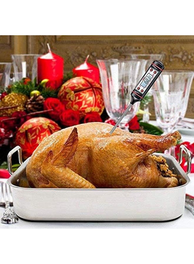 SKY-TOUCH Sincher Meat Thermometer Cooking Thermometer With Instant Read Lcd Screen Hold Function For Kitchen Food Smoker Grill Bbq Meat Candy Milk Water - Image 4