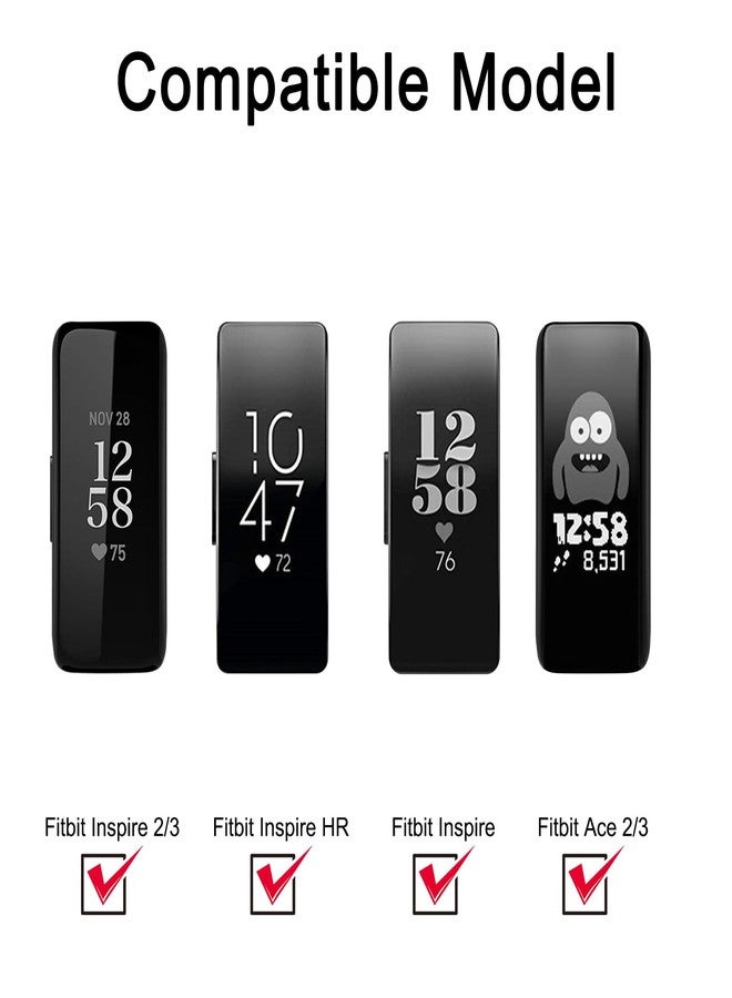 Vanjua for Fitbit Inspire 2 Bands Women Men, Stainless Steel Metal Mesh Loop Adjustable Magnetic Wristband Replacement Strap for Fitbit Inspire 2 Fitness Tracker, One Size, Stainless Steel, no - Image 3