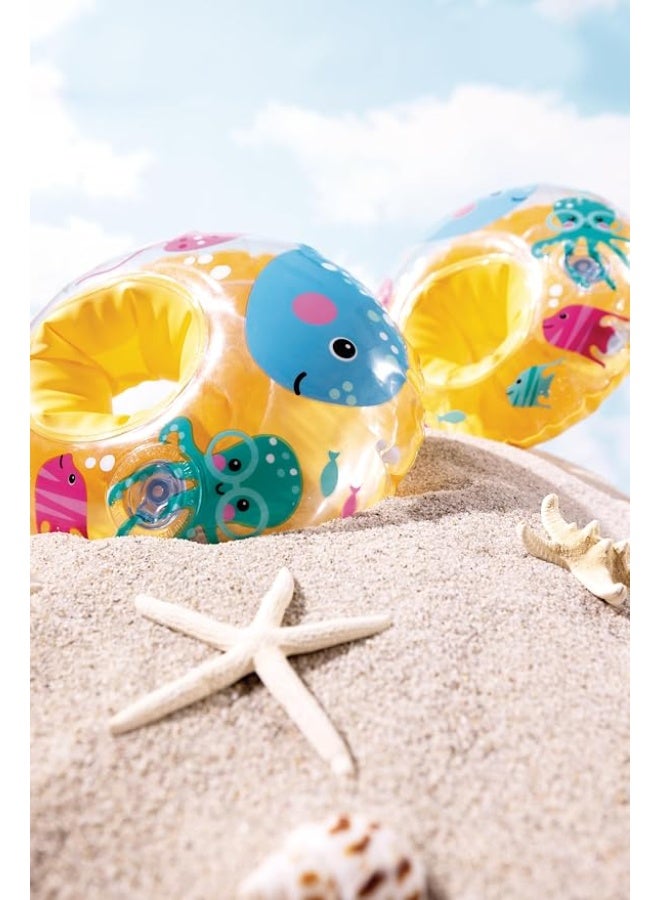 انتكس أربطة ذراع للسباحة "Little Sea Pals" من INTEX بمقاس 27 × 25 سم، عوامات سباحة قابلة للنفخ للأطفال (للأعمار من 3 إلى 6 سنوات) - Image 5