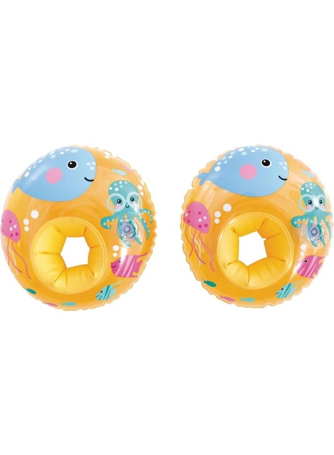 انتكس أربطة ذراع للسباحة "Little Sea Pals" من INTEX بمقاس 27 × 25 سم، عوامات سباحة قابلة للنفخ للأطفال (للأعمار من 3 إلى 6 سنوات) - Image 3