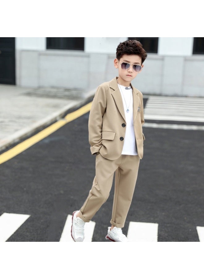 Shougu Boys' Fashionable Suit Vest Set  - Image 1