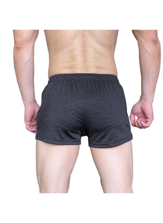 Lehmanlin Men's Workout Shorts 3 Inch Bodybuilding Quick Dry Shorts (Black-XL) - Image 5