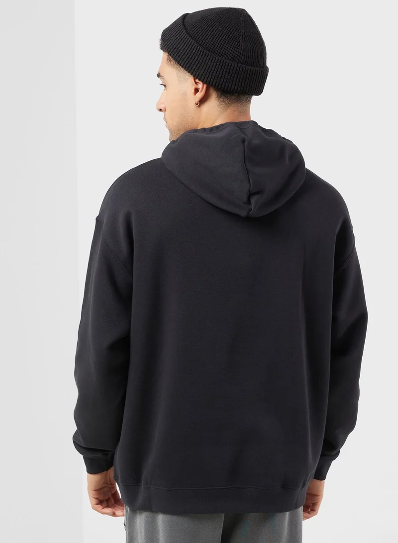 CONVERSE Standard Fit Center Front Large Chuck Patch Hoodie