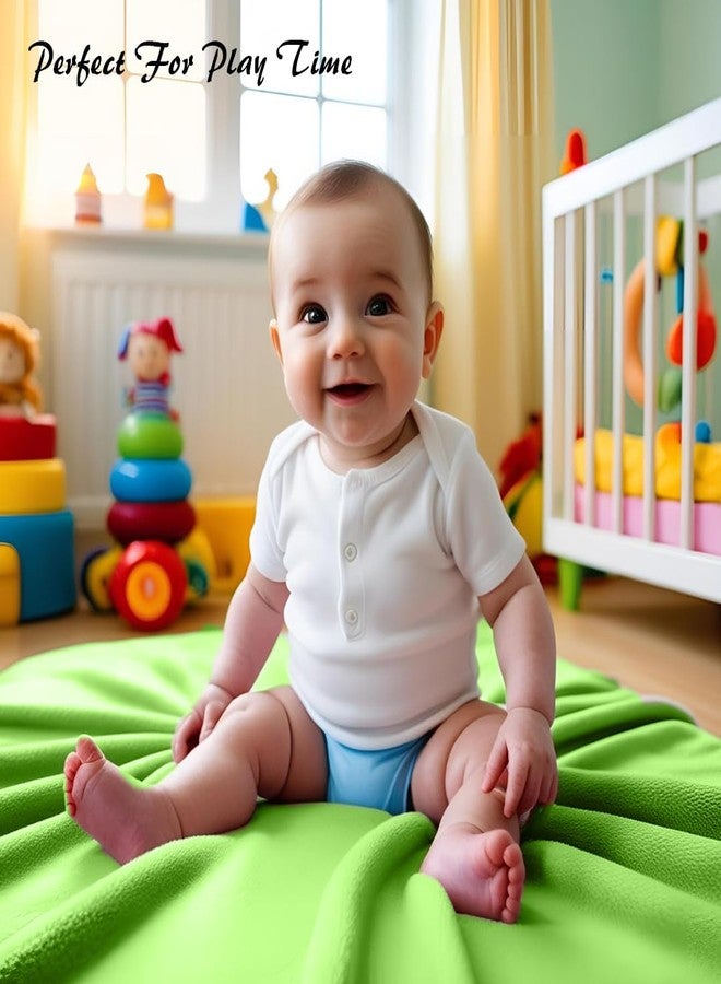 Toddylon Extra Absorbent Baby Dry Sheet | Quick Dry Sheet for New Born Baby Bed Protector, Soft & Breathable Sheet for Baby Bed (Pack of 2) (Green & Blue, Small - 70 x 50cm) - Image 4