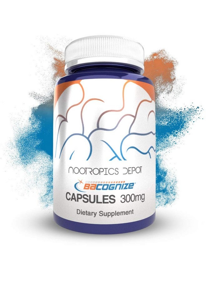 Nootropics Depot Bacognize Bacopa Monnieri 300Mg Capsules (120 Count) Ayurvedic Herb Nongmo Gluten Free And Vegetarian Friendly - Image 1