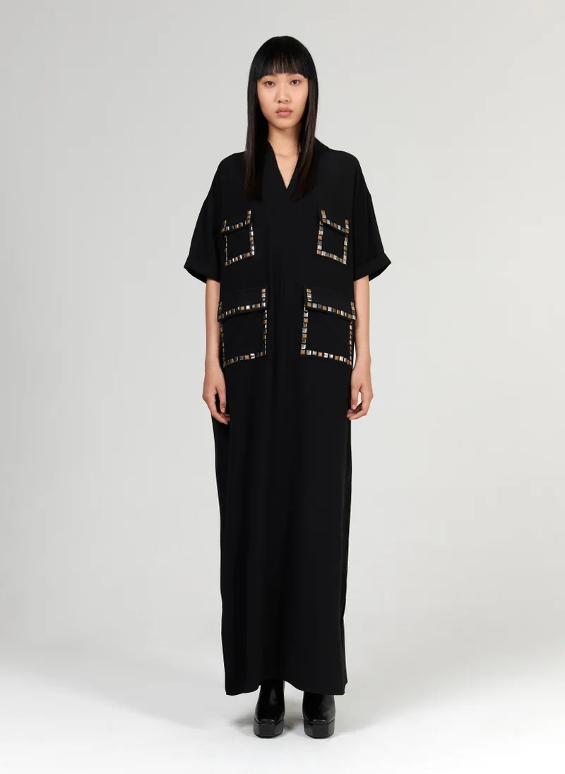 Studded Pocket Kaftan