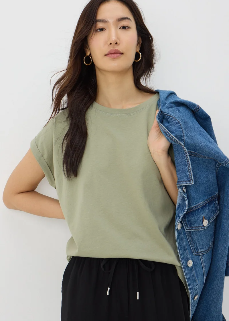 Matalan Sage Green Short Sleeve T-Shirt