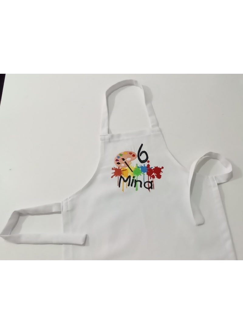 Kids Picture Kitchen and Activity Kindergarten Apron Water Repellent Fabric Personalized Embroidery Pattern 1 - 14 Years Old - pzsku/Z869CE565128F61AD4ED7Z/45/_/1731147592/21b231c7-e081-44bc-843a-82614c87efe3