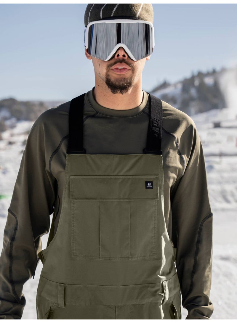 ARMADA SUMPTER 2L BIB SNOW PANT - Olive - Image 2