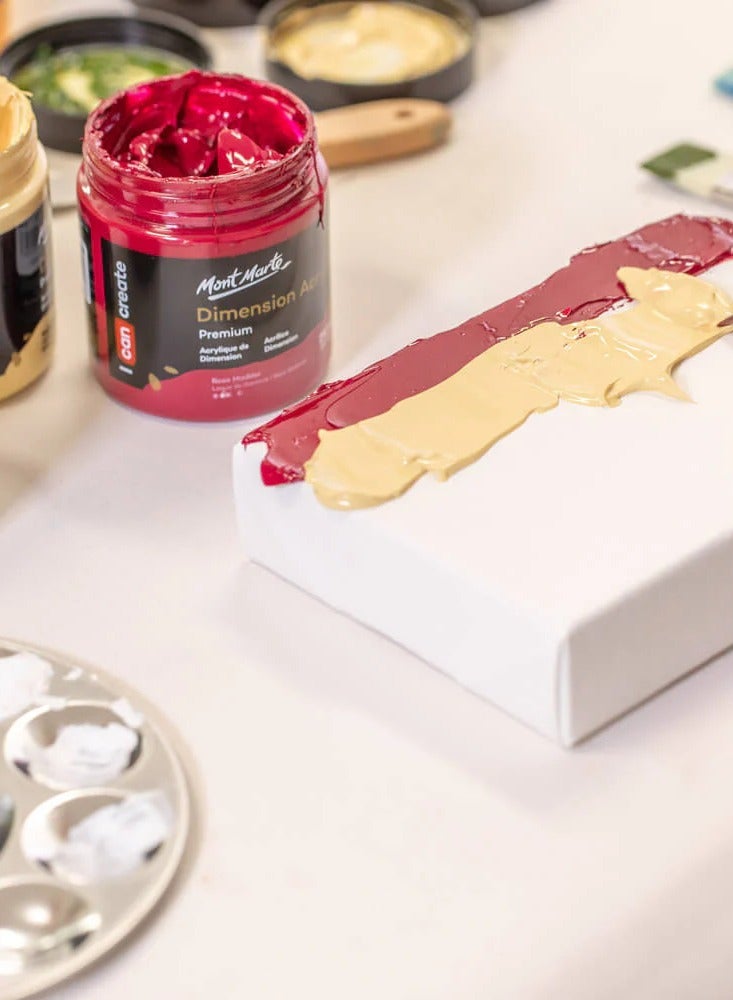 Mont Marte Premium Dimension Acrylic Paint 250ml Content Titanium White - Image 5