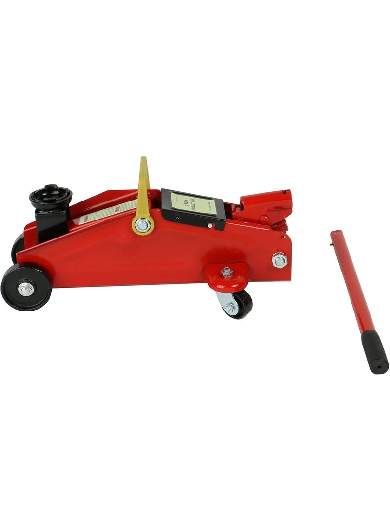 2-Ton Hydraulic Floor Jack – Heavy Duty Car Lifting Tool with Easy Operation - Image 2