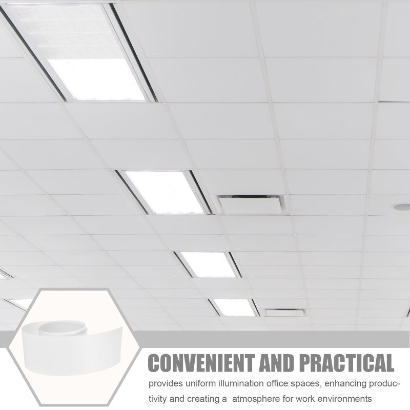 Office Ceiling Light Diffuser: Anti-Dazzling Lamp Shade Fireproof And Soft Light Diffuser For Conference Rooms Workspace - Image 5