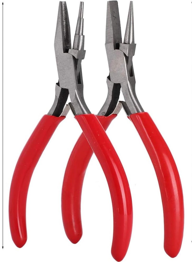 GGOOT Jewelry Pliers, 2PCS Jewelry Making Tools Needle Nose Pliers Metal Mini Cutter Hand Made Hardware Wire Cutters for Crafting - Image 4