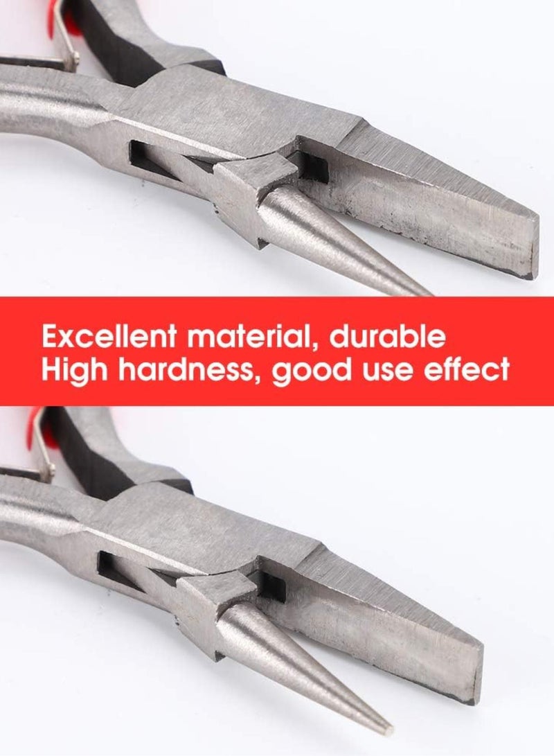 GGOOT Jewelry Pliers, 2PCS Jewelry Making Tools Needle Nose Pliers Metal Mini Cutter Hand Made Hardware Wire Cutters for Crafting - Image 2