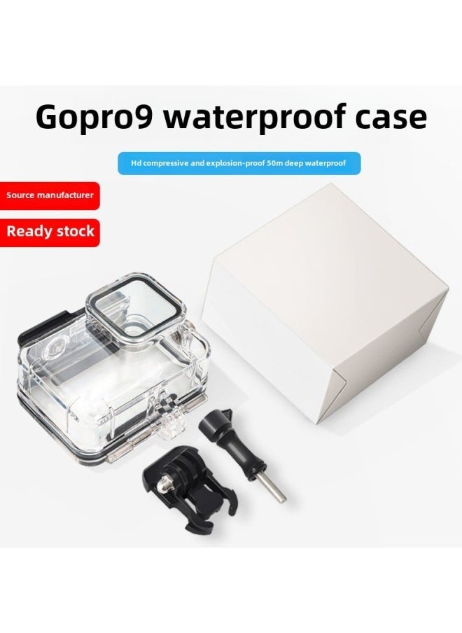 Sports Camera Waterproof Protective Shell Gopro Shadow Stone Insta360 Hero Diving Shell HD Anti-pressure Deep Diving-Color:Insta360X3 - Image 5