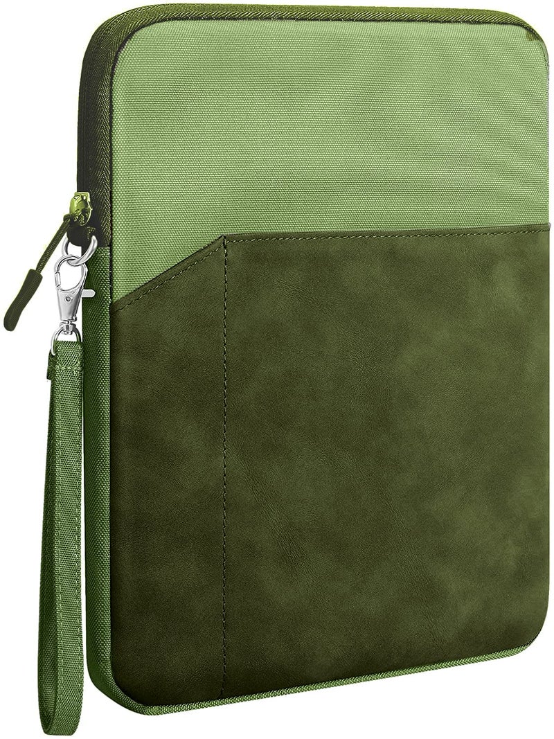 ProElite Tablet Sleeve Case Cover for Upto 11.5 inch for iPad 10.2/Air 10.9/Pro 11/ Samsung/Lenovo/Galaxy Tab A9 Plus/S8/S9/Realme Pad/Honor Pad X9/Xiaomi Mi pad 7/Redmi Pad/Oneplus Pad, Dark Green - Image 1