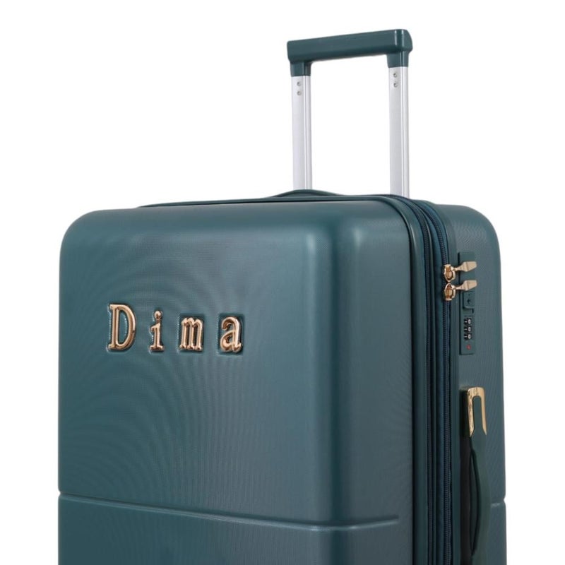 DIMA 5-piece luggage set, including 3 trolley bags and 2 makeup bags, with double covers and an expansion zipper - Image 3