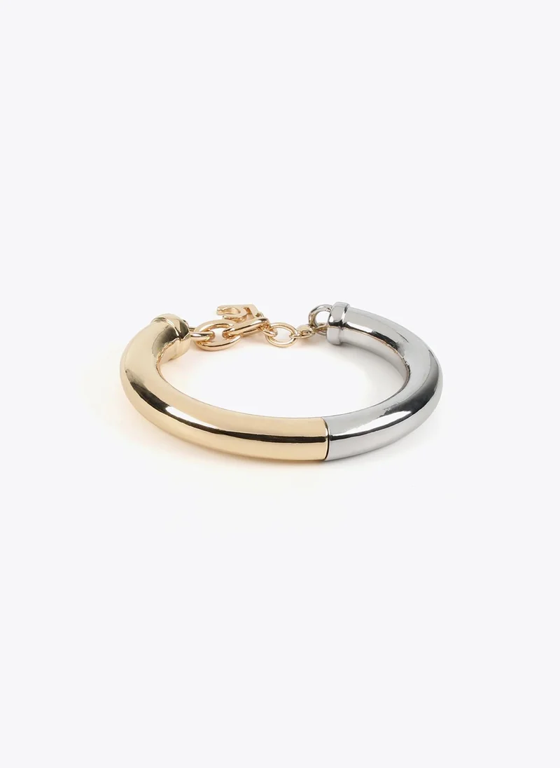 Lola Casademunt Two-tone metal bracelet