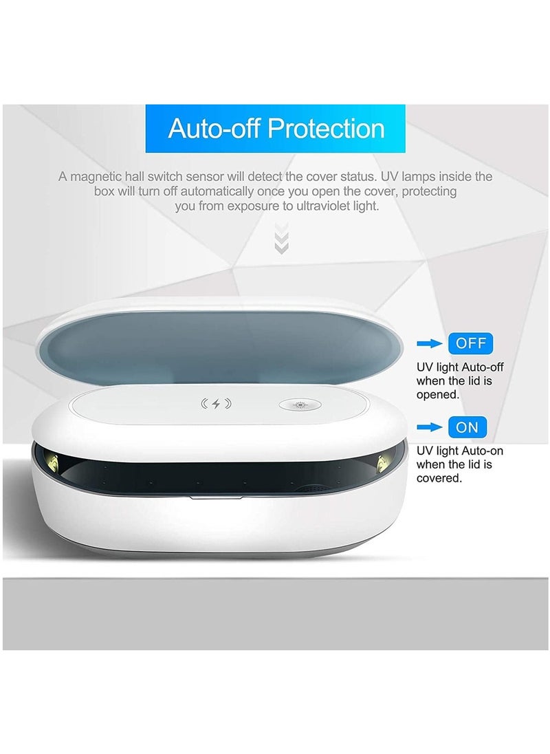 Generic UV Phone Sanitizer Box - UVC Light Cell Phone Sterilizer And Disinfection Phone Cleaner With Aromatherapy Function Disinfector For IPhone Android Smartphone Toothbrushes  - Image 2