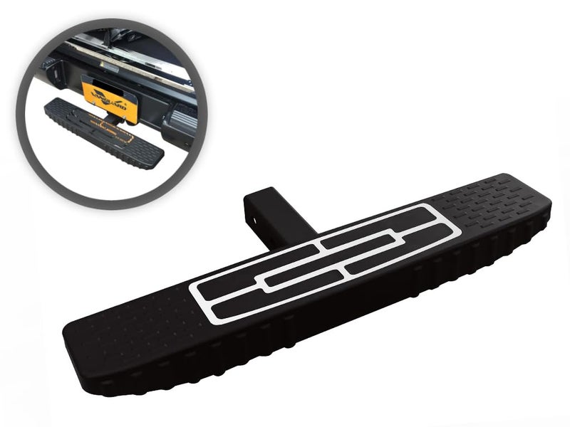 VANGUARD VGPDB1293BK Black Powdercoat Hitch Step BoardCompatible with Universal Models