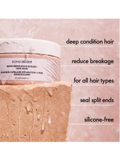 BONDIBOOST Rapid Repair Bond Builder + Hair Mask for Damaged Hair 8.45 Fl Oz - Deep Conditioning Treatment, Restores Strength & Shine  - Image 2