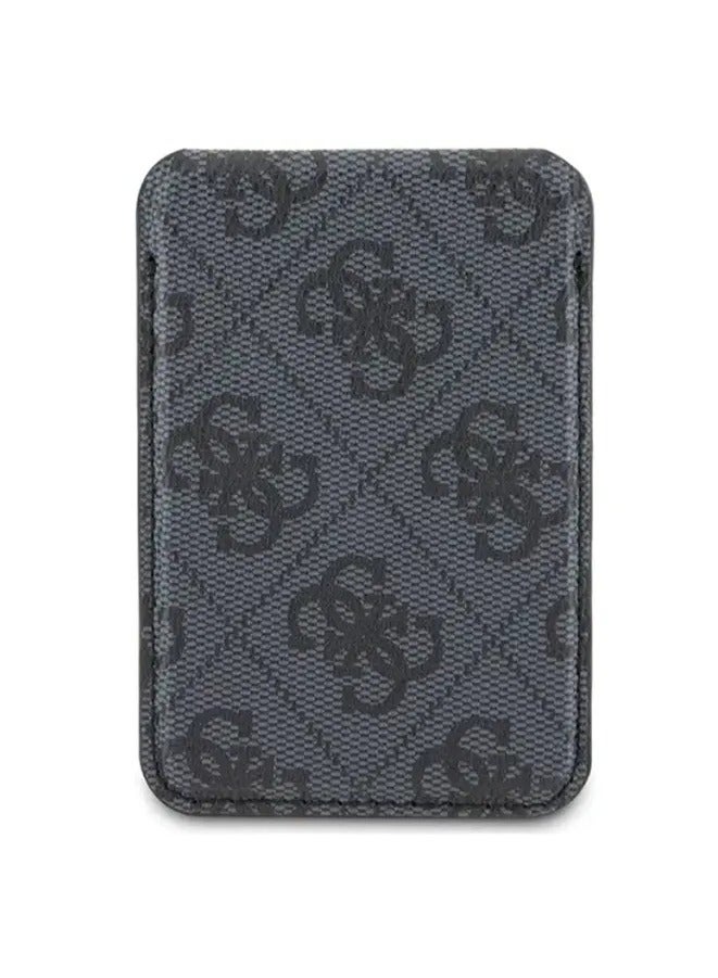 GUESS MagSafe Wallet Cardslot with Stand and 4G Classic Design / Secure Card Holder / High-Quality Phone Accessory - Black - Image 3