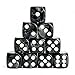 Luck Lab 10 Piece D6 Dice Pack Acrylic Dice for RPG MTG DND Dice Table Games and Board Games Black Pearl - Image 2