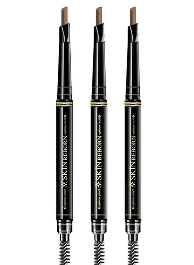 NIBEMINENT 3-Piece Eyebrow Pencil Set Coffee - Image 2