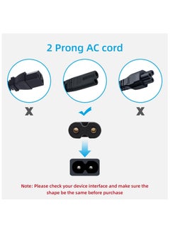 GUDOO 1.8M UK Power Cable C7 Figure 8 Power Lead Power Cable Kettle Lead for PS5/PS4/PS3 Console  - Image 3