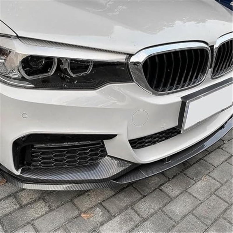 QASULER Front Bumper Lip Splitter Kit for BMW 5 Series G30 - Image 4