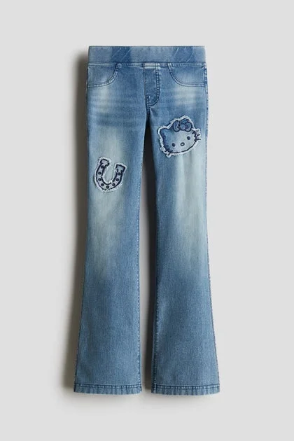 اتش اند ام Denim-look flared jeggings
