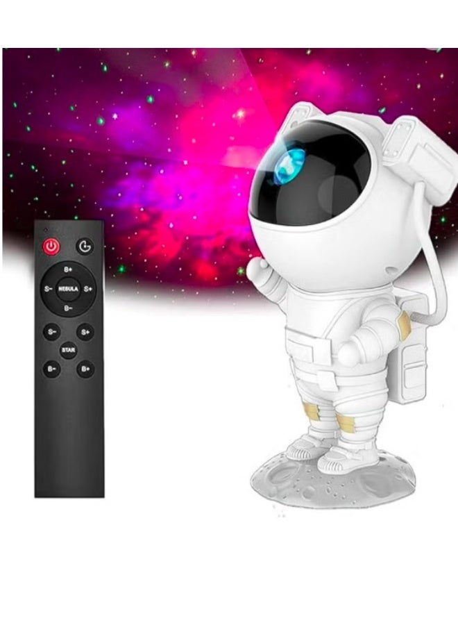 Astronaut Night Star Projector with Remote Control and 360 Degree Adjustable Design Astronaut Galaxy Nebula Night Light for Kids Adults Kids Bedroom Party Room Toy, White - Image 4