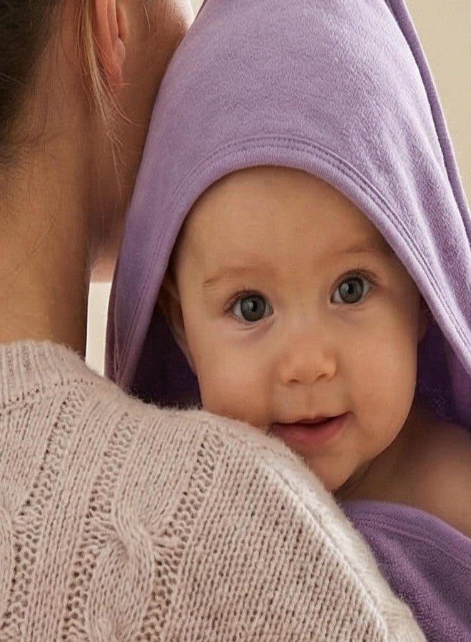 Butterblu Harper - 100% Organic Cotton Hooded Towels, 3-Pack, Pink - Image 2