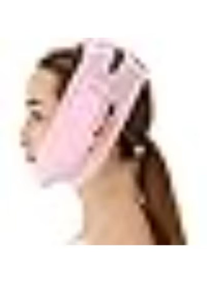 V-shaped silicone face mask – face and chin lifting belt for jawline definition and cheek slimming with adjustable design - Image 1