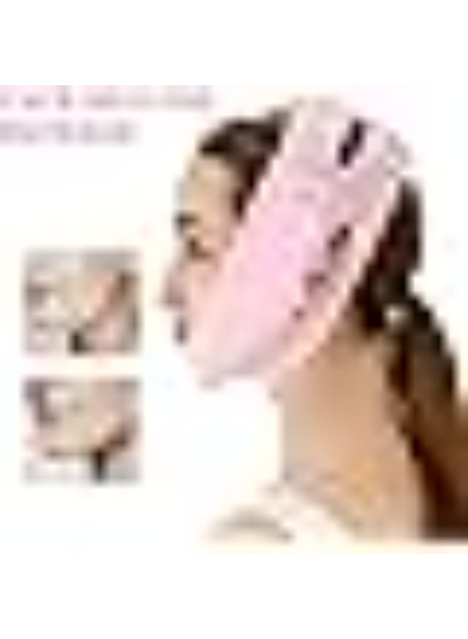 V-shaped silicone face mask – face and chin lifting belt for jawline definition and cheek slimming with adjustable design - Image 2