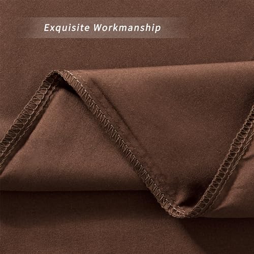 NookZuzu 2 Pack Microfiber Zipper Pillowcases, Soft Comfortable Not Shrink Coffee Pillow Case, Standard Pillow Cases Set of 2 (20x26 Inches) - Image 5