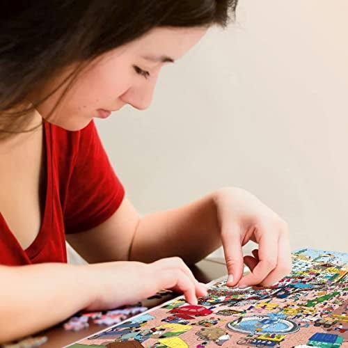 Webby Old Delhi Wooden Jigsaw Puzzle | Best Gift for Teenager | Fun & Challenging| Puzzle for Adult & 14+ Kids, 1000 Pieces Puzzle - Image 4