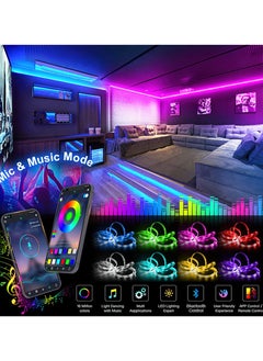 Goldfish LED Light Strip RGB Bluetooth Multi-Color Light Strip Atmosphere Light Strip Background Wall Light Strip 2M  - Image 3