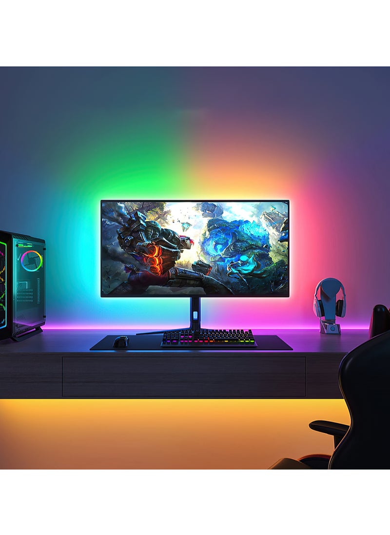 Goldfish - LED Light Strip RGB Bluetooth Multi-Color Light Strip Atmosphere Light Strip Background Wall Light Strip 2M - Image 1