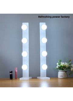 Generic Live Light Fill Light Net Red Anchor Indoor Desktop Makeup Light Makeup Artist Special Beauty Soft Light Live Broadcast Equipment-Specification:30w Bulb High-brightness Three-color Adjustable Brightness-single Row  - Image 4