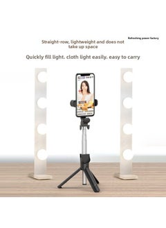 Generic Live Light Fill Light Net Red Anchor Indoor Desktop Makeup Light Makeup Artist Special Beauty Soft Light Live Broadcast Equipment-Specification:30w Bulb High-brightness Three-color Adjustable Brightness-single Row  - Image 5