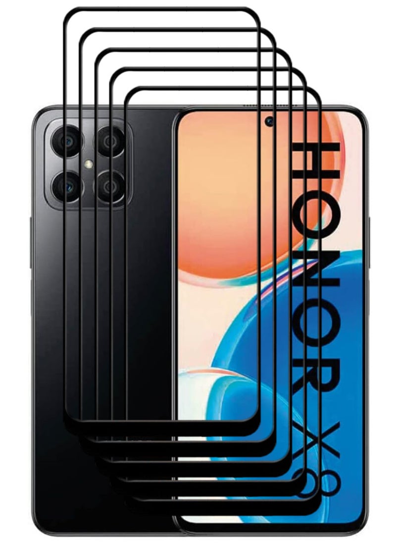 ACLIX 5 Pieces Antistatic ESD Dustproof Premium Quality High Definition Tempered Glass Screen Protector Designed For Honor X8 - Image 1