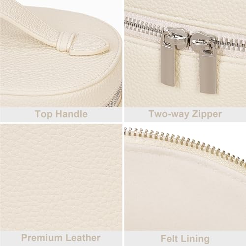 YFGBCX Makeup Bag Vanity Case with Removable Divider Travel Toiletry Bag Portable Cosmetic Bag Makeup Organizer Case - Image 5
