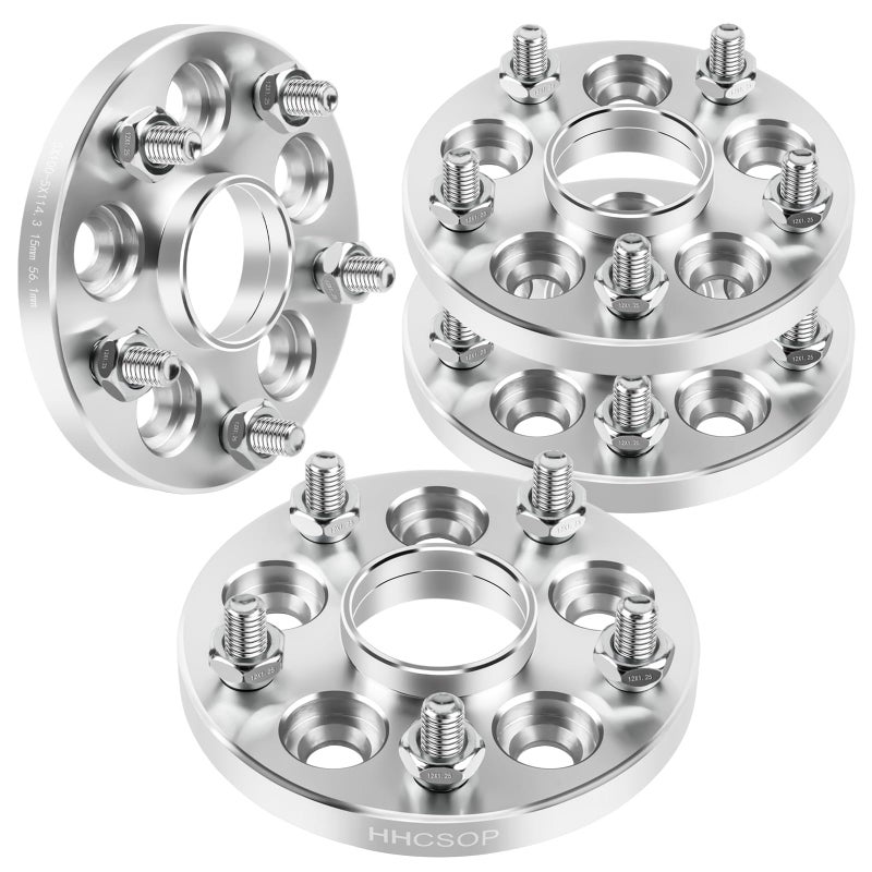 5x100 to 5x1143 Forged Wheel Spacer 15mm for Subaru Impreza BRZ Baja Forester Legacy Outback  Scion FRS  Toyota 86 4PCS 5x100 to 5x45 Hubcentric Wheel Adapters 561mm Hub Bore with 12x125 Studs